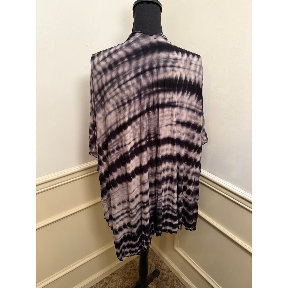 Bamboobies Midnight Shibori Open Nursing Shawl Tie Dye Bamboo One Size Boho - Picture 5 of 7
